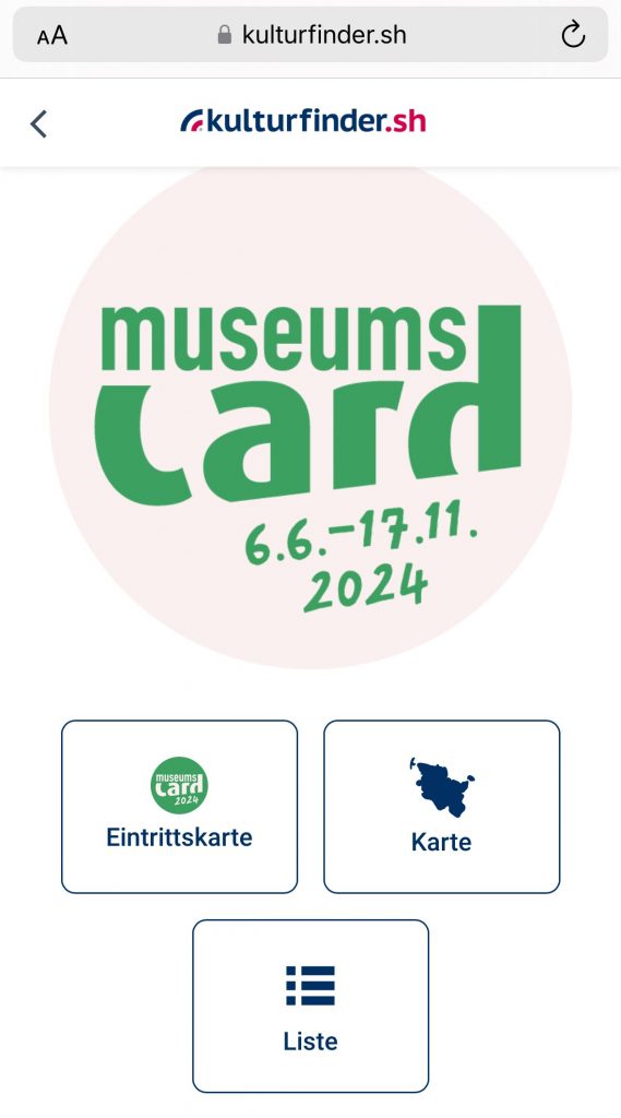 Museumscard 2024